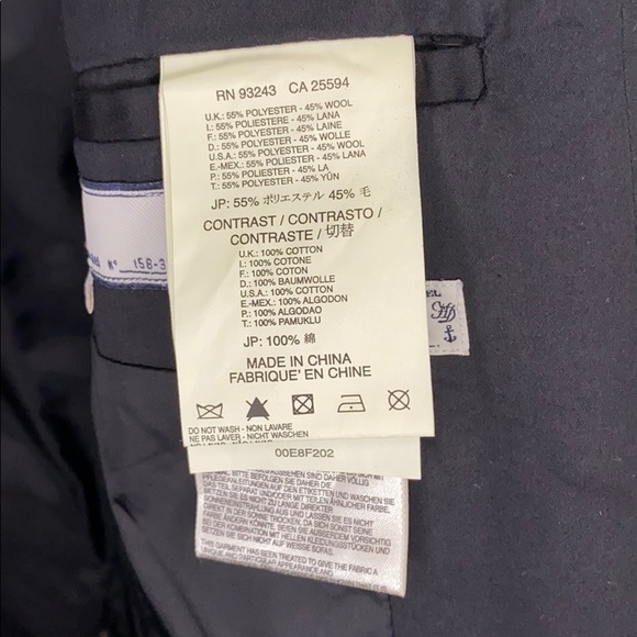 Diesel Herringbone Shawl Collar Tuxedo Jacket - Picture 8 of 8